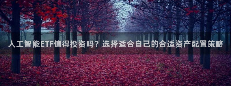 人工智能ETF值得投资吗？选择适合自己的合适资产配置策略