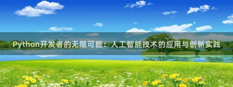 Python开发者的无限可能：人工智能技术的应用与创新实践