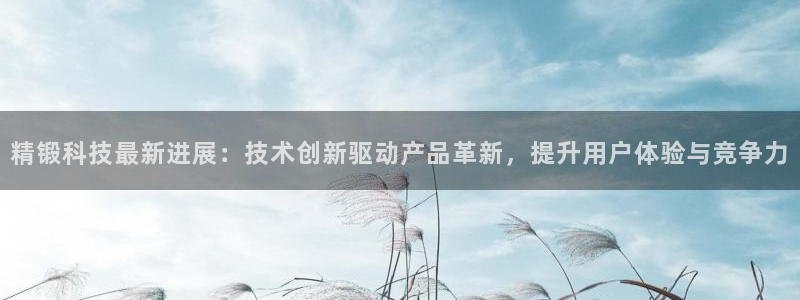 精锻科技最新进展：技术创新驱动产品革新，提升用户体验与竞争力