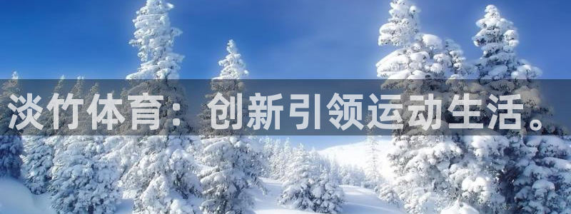 淡竹体育：创新引领运动生活。