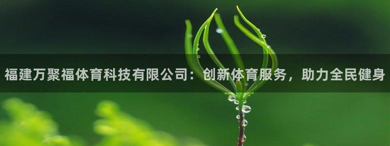 福建万聚福体育科技有限公司：创新体育服务，助力全民健身